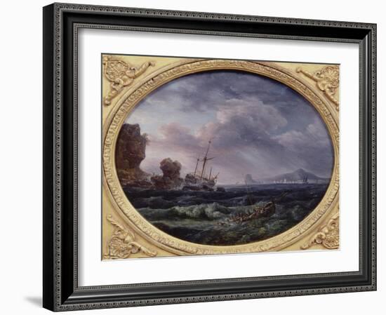 Shipwreck-Claude Joseph Vernet-Framed Giclee Print