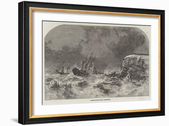 Shipwrecks and Loss of Life at Tynemouth-null-Framed Giclee Print