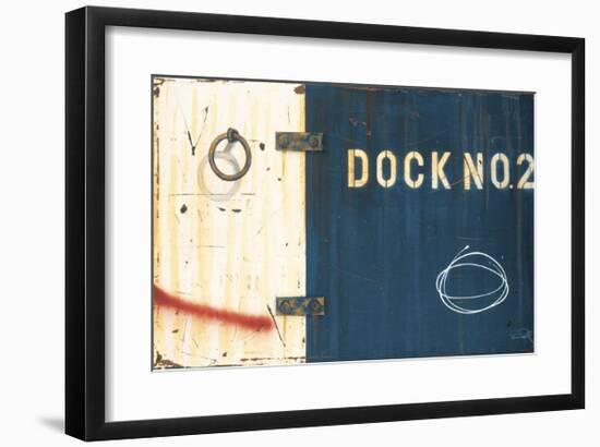 Shipyard-Luis Sanchez-Framed Giclee Print