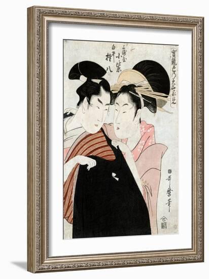 Shirai Gonpachi, C1798-Kitagawa Utamaro-Framed Giclee Print