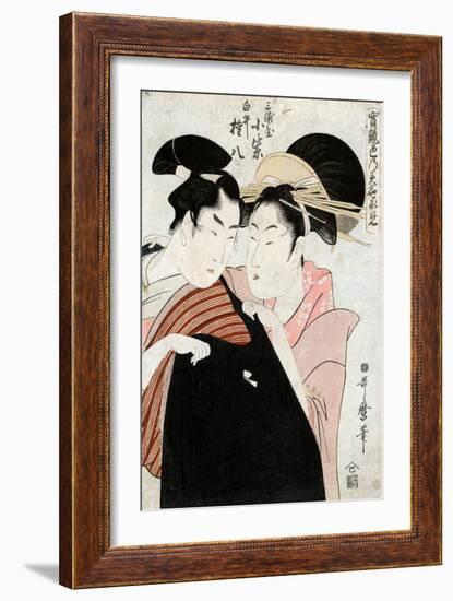 Shirai Gonpachi, C1798-Kitagawa Utamaro-Framed Giclee Print