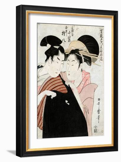 Shirai Gonpachi, C1798-Kitagawa Utamaro-Framed Giclee Print