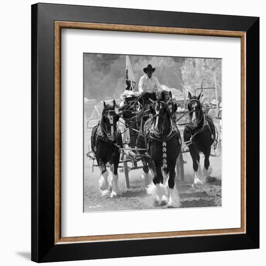 Shire Horses-Barry Hart-Framed Art Print