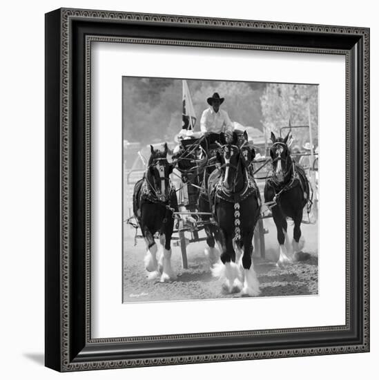 Shire Horses-Barry Hart-Framed Art Print