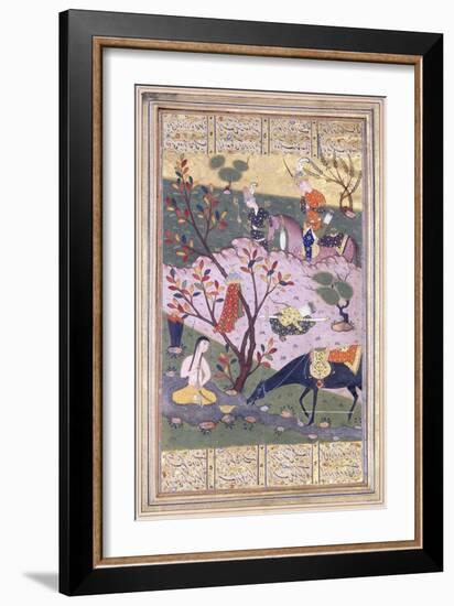 Shirin Bathing, C.1580-null-Framed Giclee Print