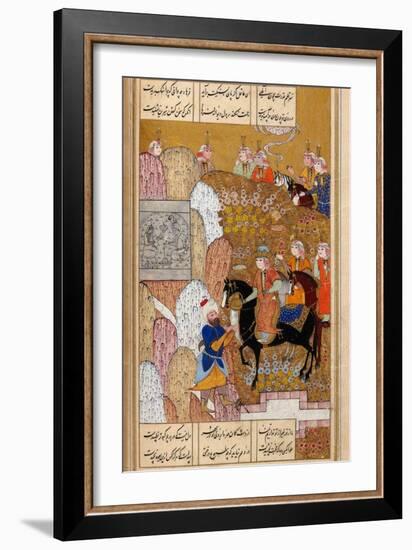 Shirin Visiting Farhad-null-Framed Giclee Print