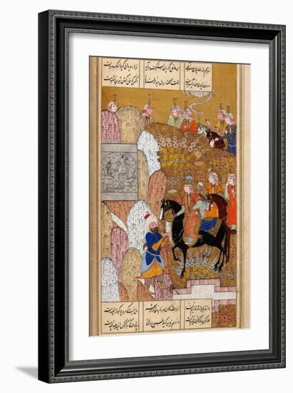 Shirin Visiting Farhad-null-Framed Giclee Print