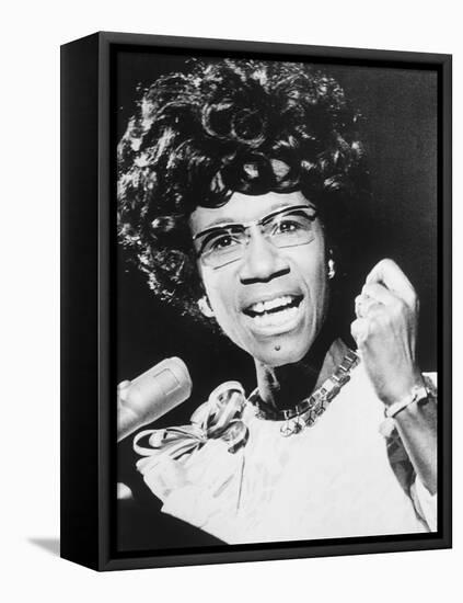 Shirley Chisholm, African American Congresswoman from Brooklyn, New York City-null-Framed Stretched Canvas