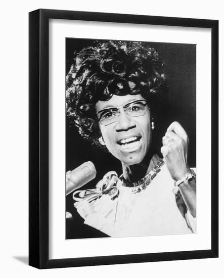 Shirley Chisholm, African American Congresswoman from Brooklyn, New York City--Framed Photo