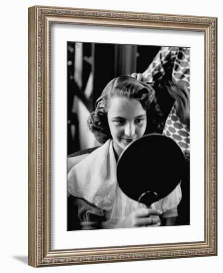 Shirley Laughlin, After Getting New Hair Style-Stan Wayman-Framed Photographic Print