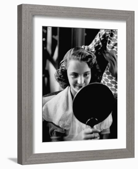 Shirley Laughlin, After Getting New Hair Style-Stan Wayman-Framed Photographic Print