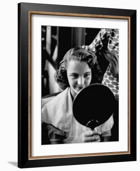 Shirley Laughlin, After Getting New Hair Style-Stan Wayman-Framed Photographic Print