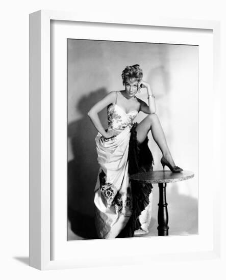 Shirley Maclaine. "Can-Can" 1960, Directed by Walter Lang-null-Framed Photographic Print