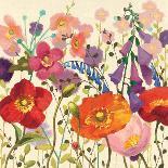 Black Line Poppies II Watercolor Neutral-Shirley Novak-Art Print