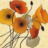 Pumpkin Poppies II-Shirley Novak-Art Print