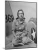 Shirley Slade Pilot Trainee in Women's Flying Training Detachment, Sporting Pigtails, GI Coveralls-Peter Stackpole-Mounted Photographic Print