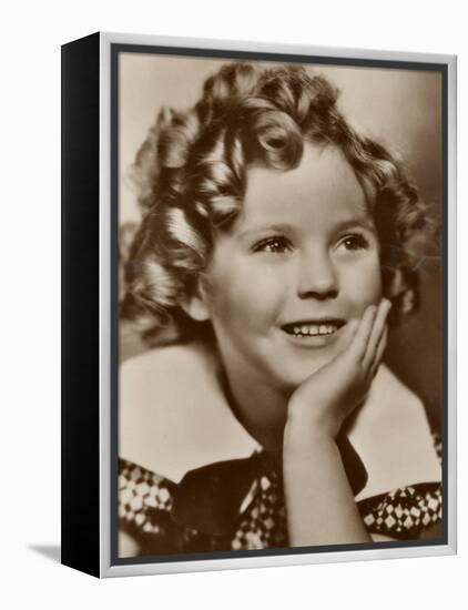 Shirley Temple American Child Star of the 1930s-null-Framed Premier Image Canvas