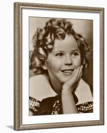 Shirley Temple American Child Star of the 1930s-null-Framed Photographic Print