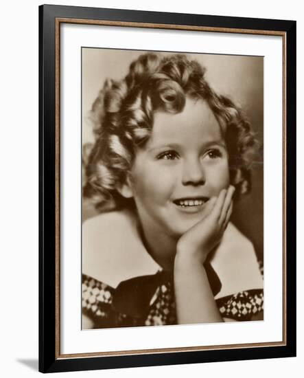 Shirley Temple American Child Star of the 1930s-null-Framed Photographic Print