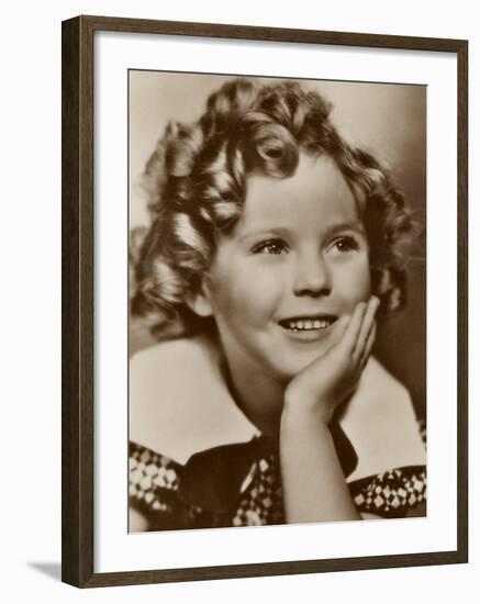 Shirley Temple American Child Star of the 1930s-null-Framed Photographic Print