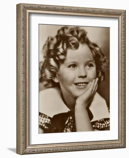 Shirley Temple American Child Star of the 1930s-null-Framed Photographic Print