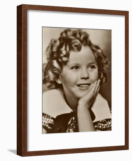 Shirley Temple American Child Star of the 1930s-null-Framed Photographic Print