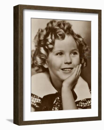 Shirley Temple American Child Star of the 1930s-null-Framed Photographic Print