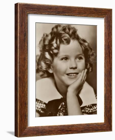 Shirley Temple American Child Star of the 1930s-null-Framed Photographic Print