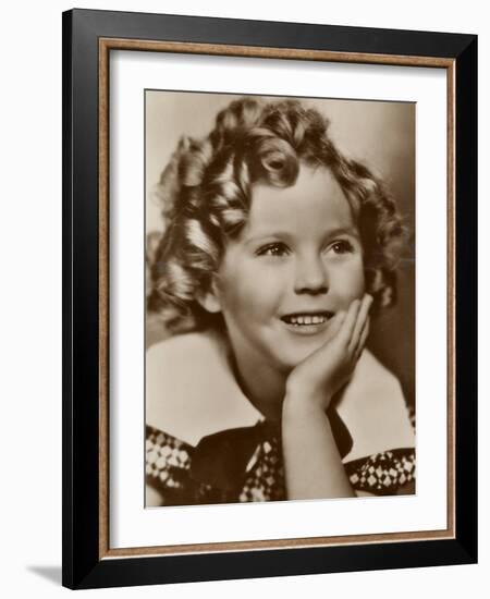 Shirley Temple American Child Star of the 1930s-null-Framed Photographic Print