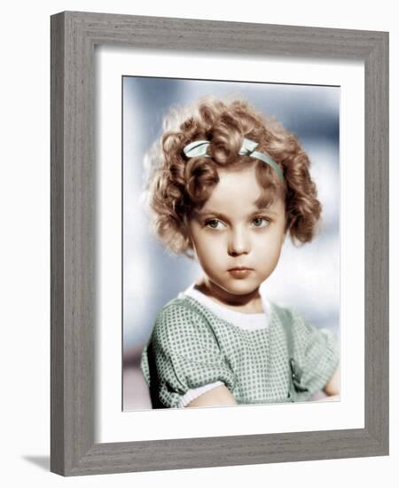 Shirley Temple, ca. 1934-null-Framed Photo