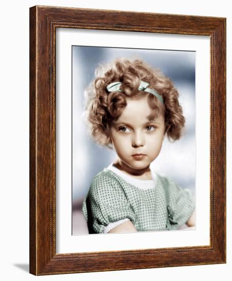 Shirley Temple, ca. 1934-null-Framed Photo