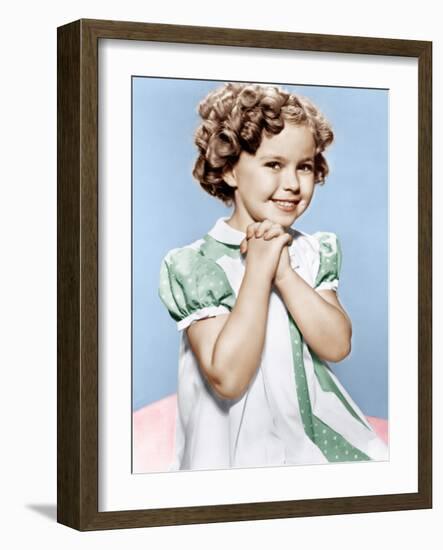Shirley Temple, ca. 1936-null-Framed Photo