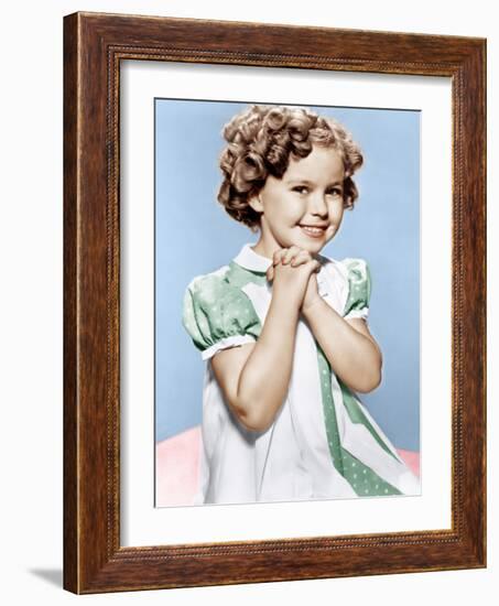 Shirley Temple, ca. 1936-null-Framed Photo