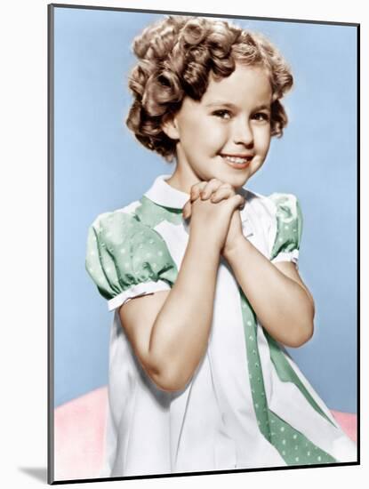 Shirley Temple, ca. 1936-null-Mounted Photo