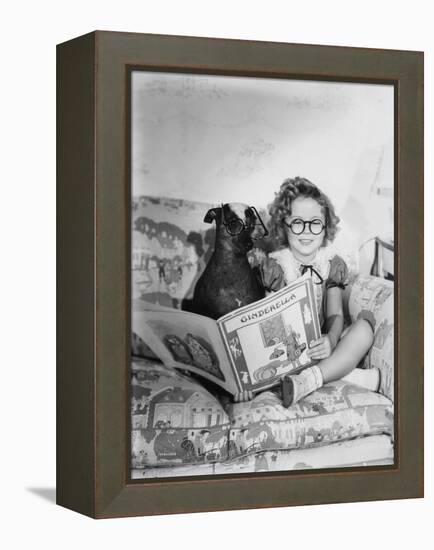 Shirley Temple, Ca. 1936-null-Framed Stretched Canvas