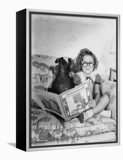 Shirley Temple, Ca. 1936-null-Framed Stretched Canvas