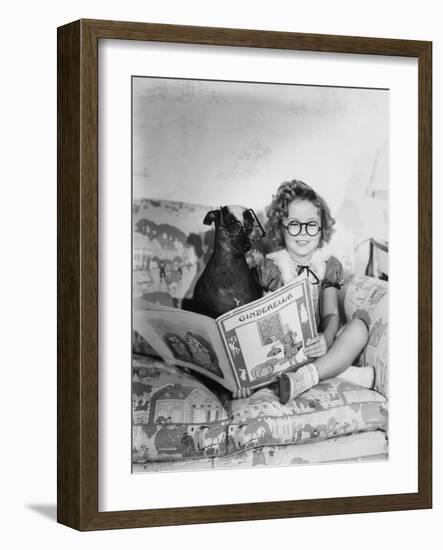 Shirley Temple, Ca. 1936-null-Framed Photo