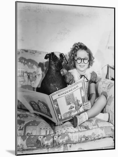 Shirley Temple, Ca. 1936-null-Mounted Photo