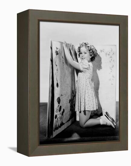 Shirley Temple, Ca. 1936-null-Framed Stretched Canvas