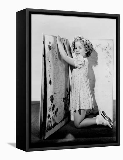 Shirley Temple, Ca. 1936-null-Framed Stretched Canvas