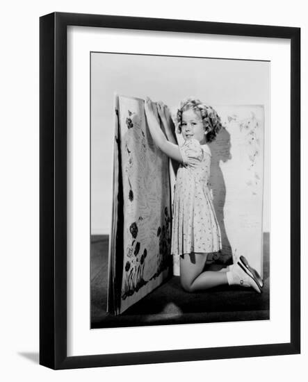 Shirley Temple, Ca. 1936-null-Framed Photo