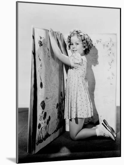 Shirley Temple, Ca. 1936-null-Mounted Photo