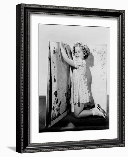 Shirley Temple, Ca. 1936-null-Framed Photo