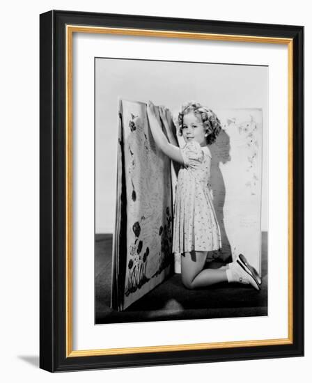 Shirley Temple, Ca. 1936-null-Framed Photo