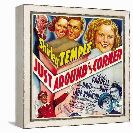 Shirley Temple in "Just Around the Coner"-null-Framed Premier Image Canvas