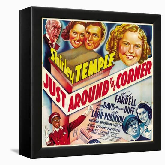 Shirley Temple in "Just Around the Coner"-null-Framed Premier Image Canvas