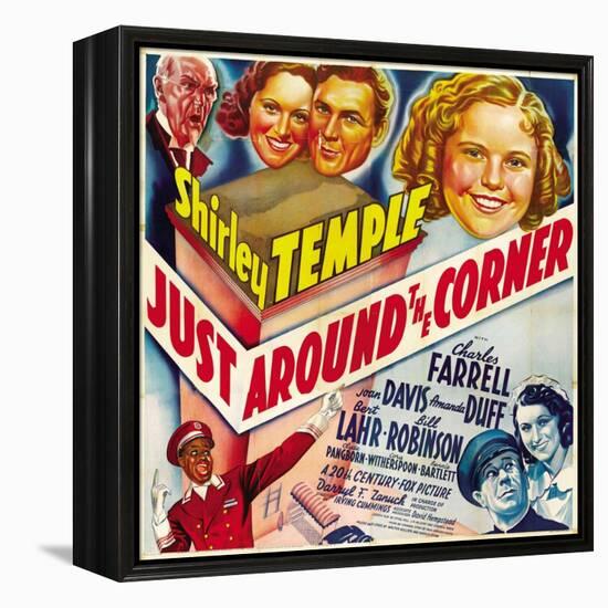 Shirley Temple in "Just Around the Coner"-null-Framed Premier Image Canvas