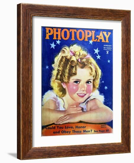 Shirley Temple - Movie Poster Reproduction-null-Framed Photo