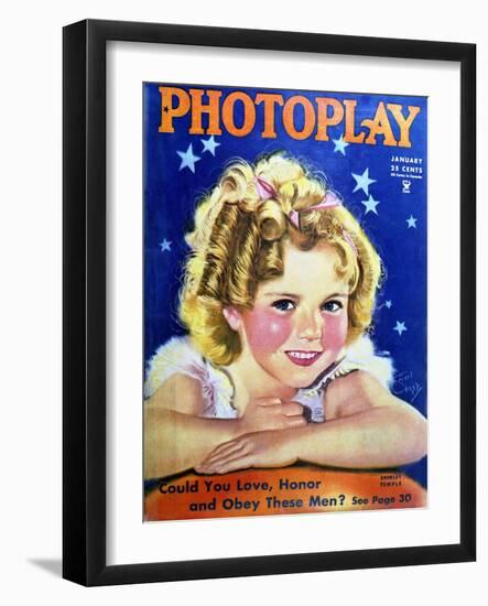 Shirley Temple - Movie Poster Reproduction-null-Framed Photo