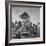 Shirtless American GI Kneeling in Prayer in Front of Crucifix at a Catholic Shrine-Peter Stackpole-Framed Photographic Print